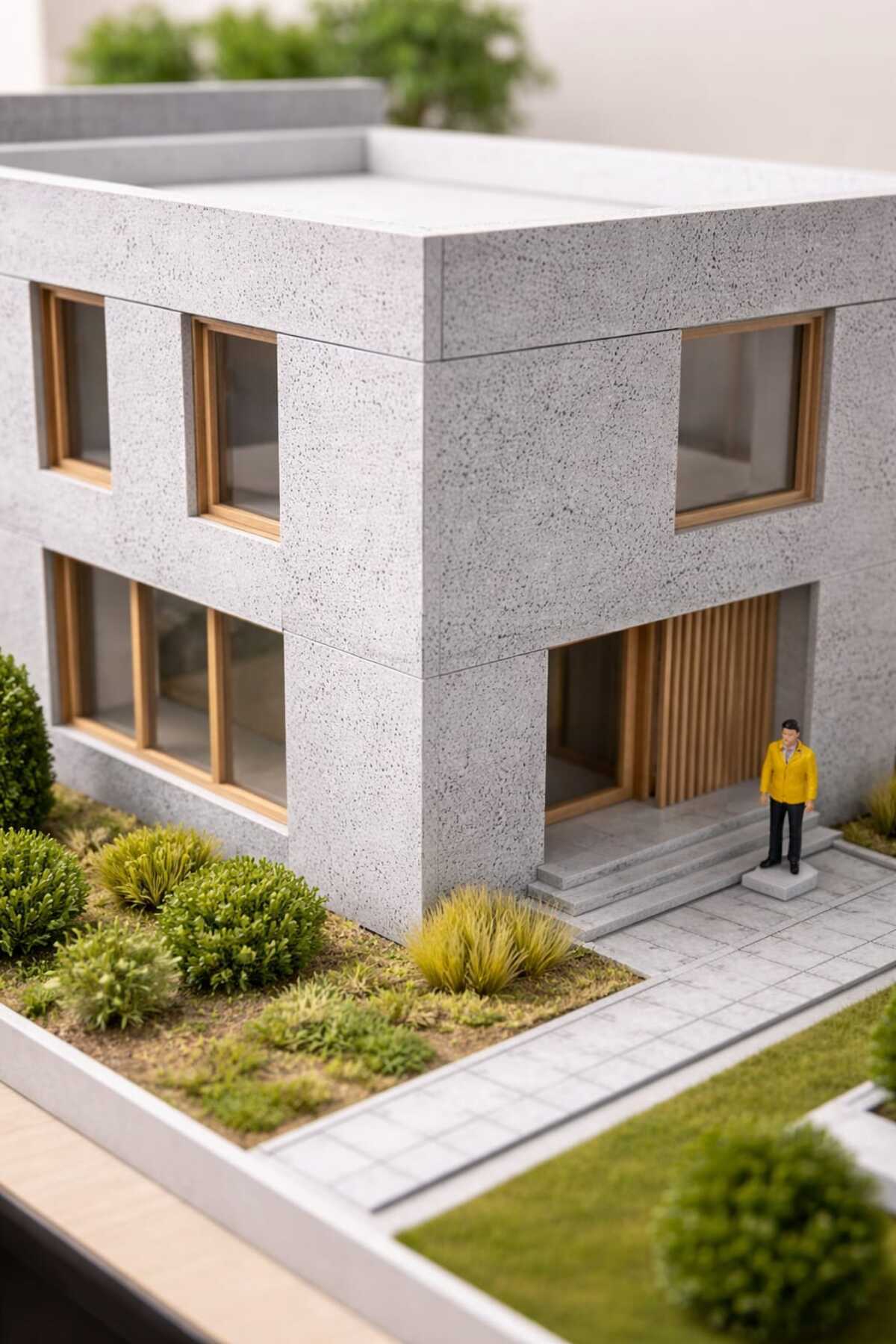 beton sıva görünümlü kendinden yapışkanlı dokulu sticker mimari maket ve hobi çalışmaları için 21x30