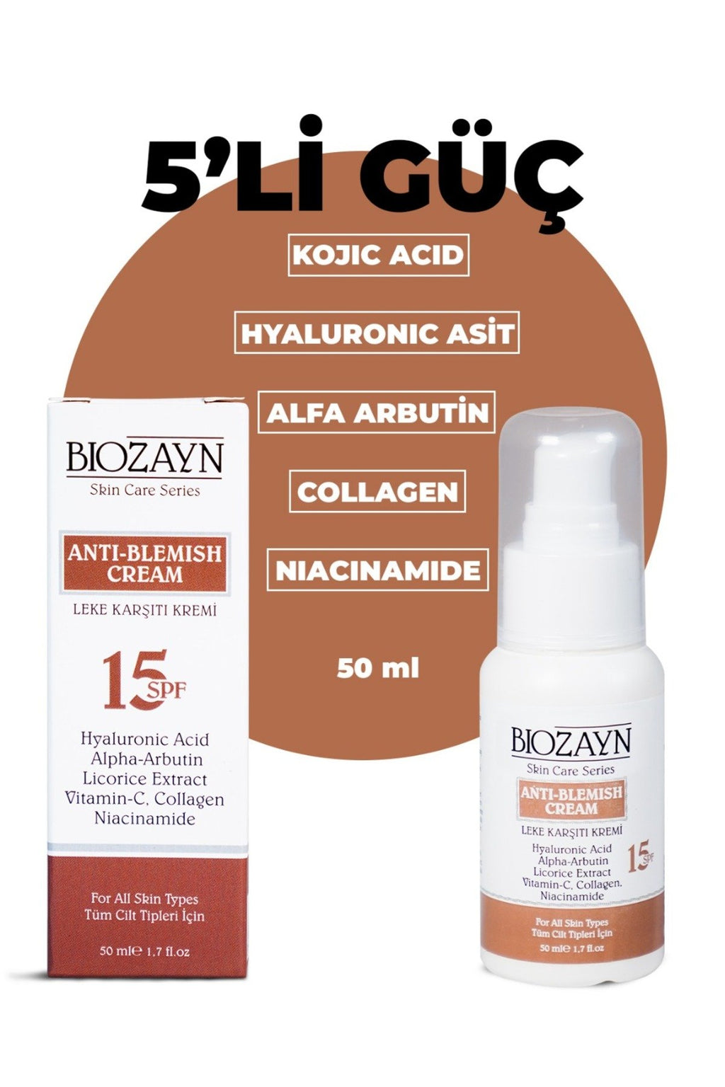 Leke Karşıtı Krem 15 Spf
