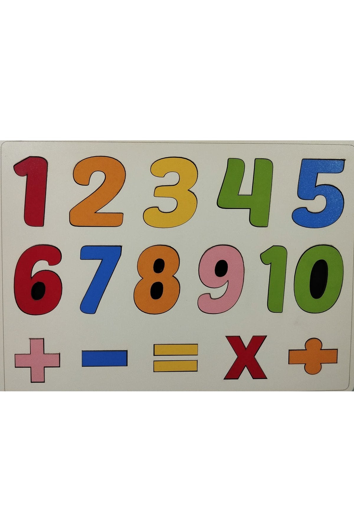 Ahşap Rakam Puzzle Oyunu Öğretici Oyunlar