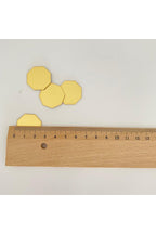 2.5cm Sekizgen Altın Renk Pleksi Yapışkanlı Mozaik Ayna 50 Adet