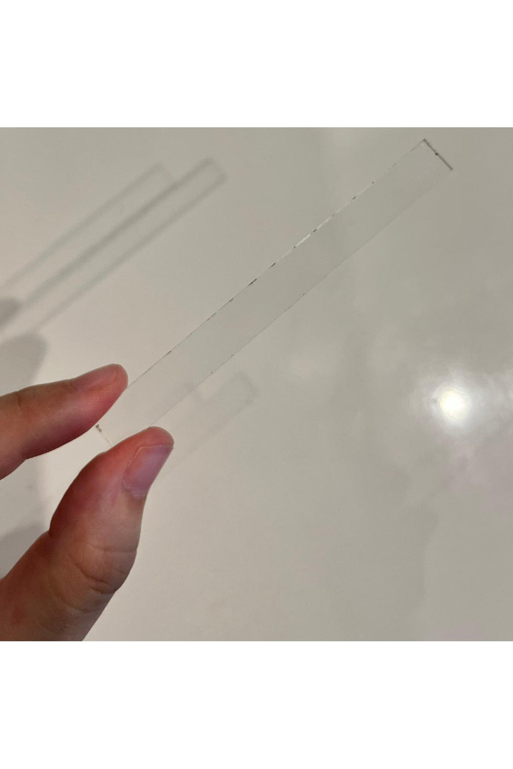 10 adet 1cm Şeffaf Pleksi çubuk kalınlık 3mm uzunluk 10cm Cam Görünümlü Pleksi Akrilik Mika