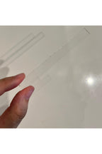 10 adet 1cm Şeffaf Pleksi çubuk kalınlık 3mm uzunluk 10cm Cam Görünümlü Pleksi Akrilik Mika