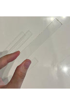 5 adet 1,5cm Şeffaf Pleksi çubuk kalınlık 3mm uzunluk 10cm Cam Görünümlü Pleksi Akrilik Mika