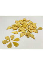 1,5cm su damlası altın Renk pleksi yapışkanlı Mozaik Ayna 50 Adet