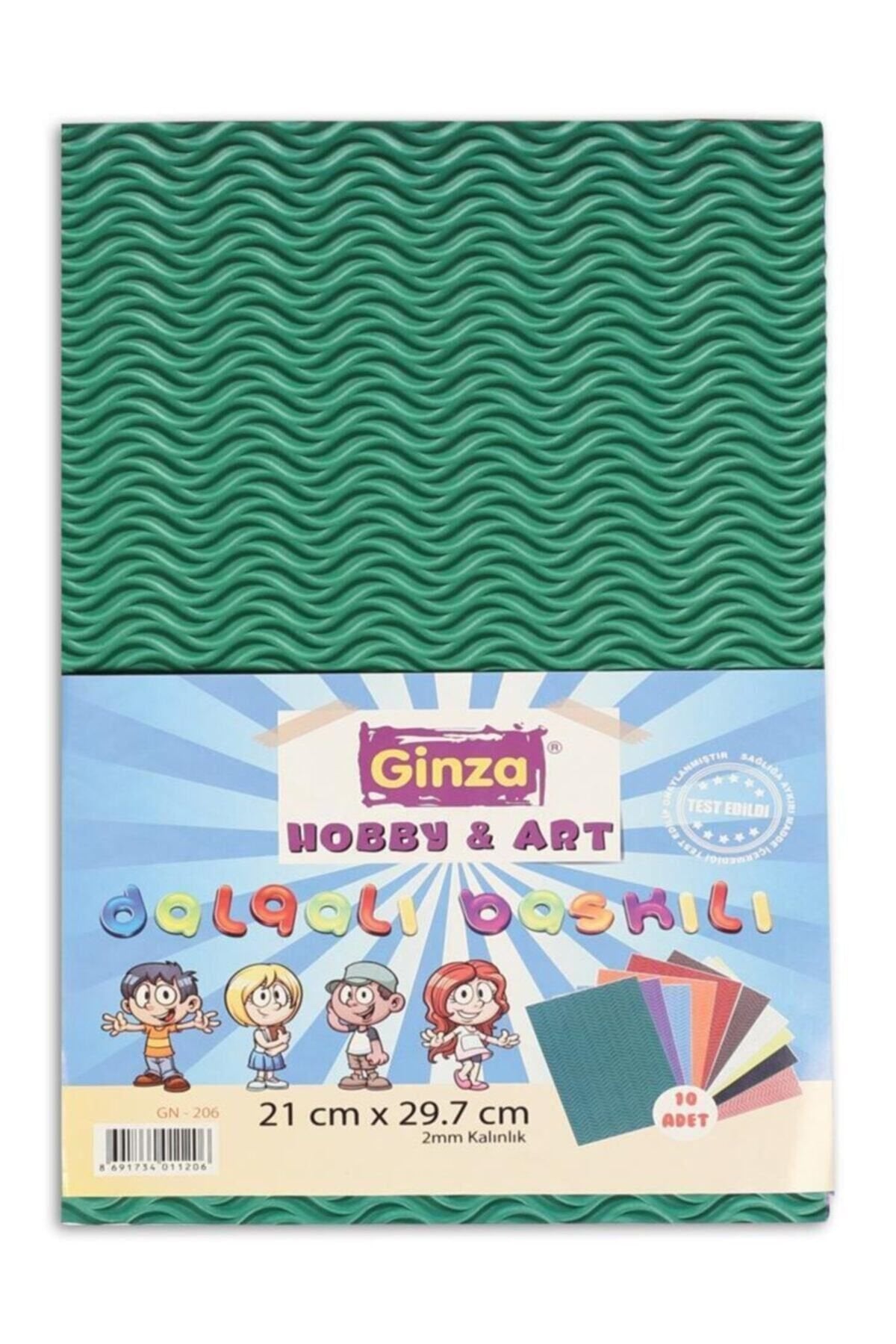 Eva Dalgalı Baskılı (10'lu) Paket