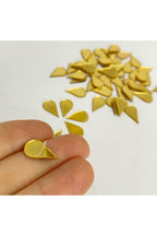 1,5cm su damlası altın Renk pleksi yapışkanlı Mozaik Ayna 50 Adet