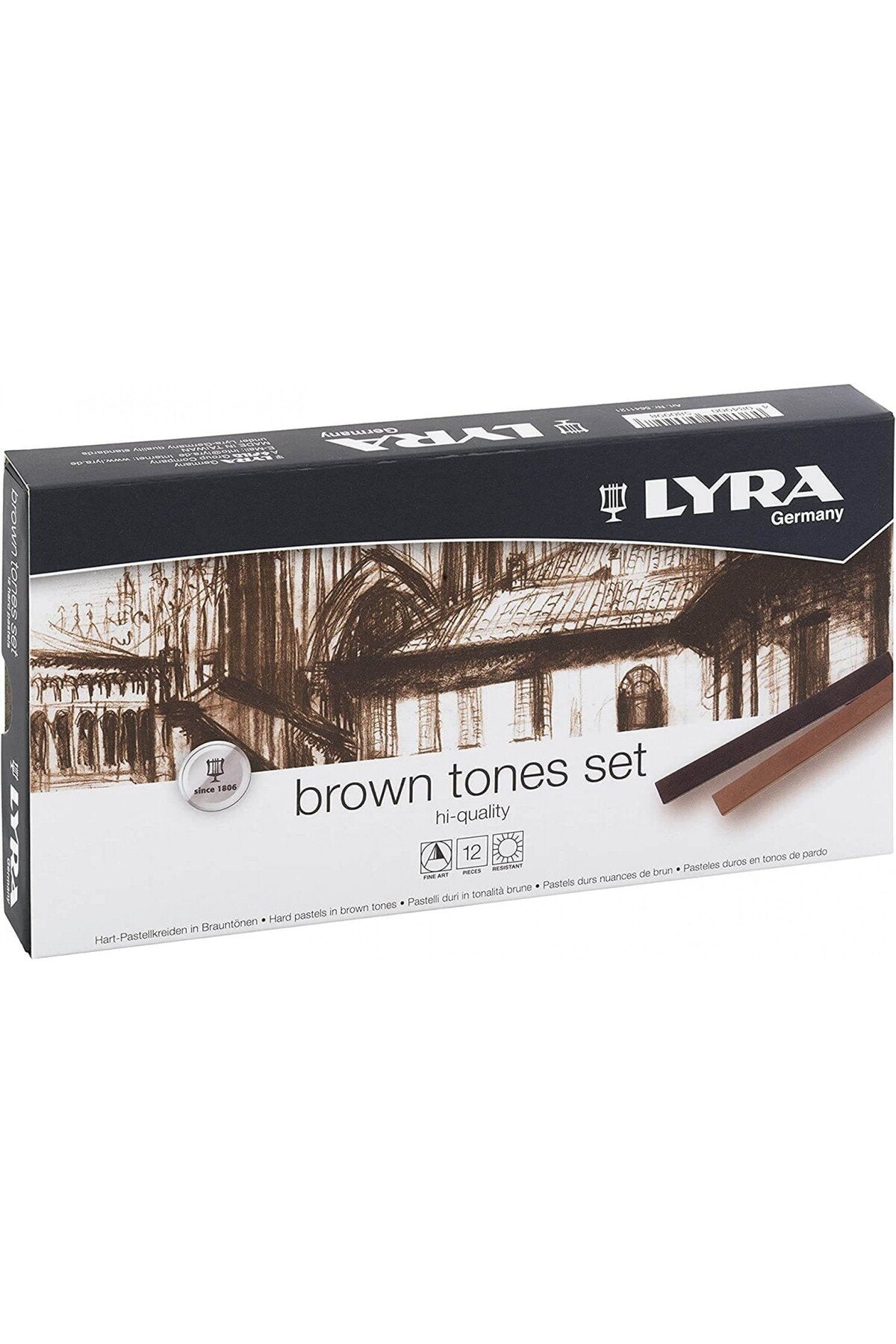 Polycrayon Soft 12'li Toz Pastel Boya Brown Tones / L5651121