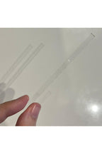 20 adet 5x3 mm çubuk 10cm uzunluk Şeffaf Pleksi Levha Cam Görünümlü Pleksi Akrilik Mika