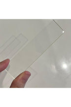 5 adet 2.5cm Şeffaf Pleksi çubuk kalınlık 3mm uzunluk 10cm Cam Görünümlü Pleksi Akrilik Mika