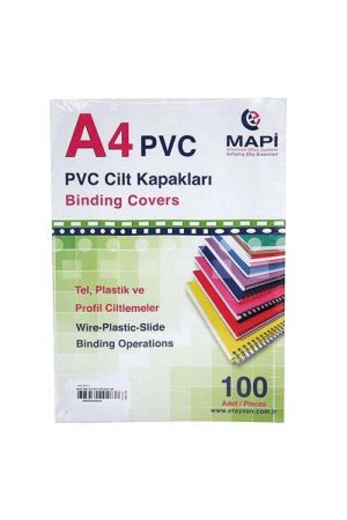 A4 Pvc Şeffaf Cilt Kapak 100 Lü