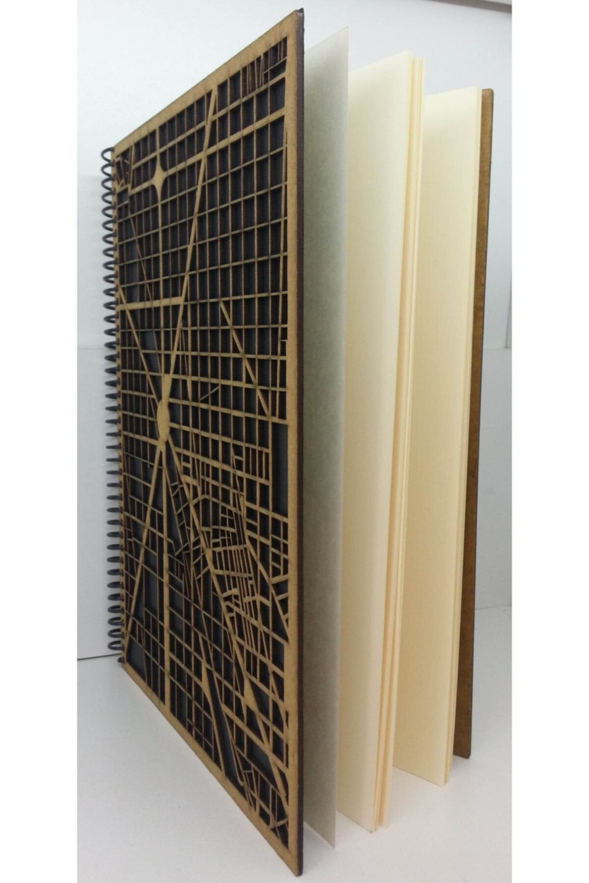 Premium Tasarım Defter Sert Kapak 80 Yaprak 17x24 Cm