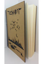 Premium Tasarım Defter Sert Kapak 80 Yaprak 17x24 Cm