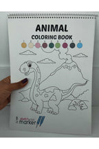 Çocuklar için sayılarla boyama kitabı ve 24 lü marker set