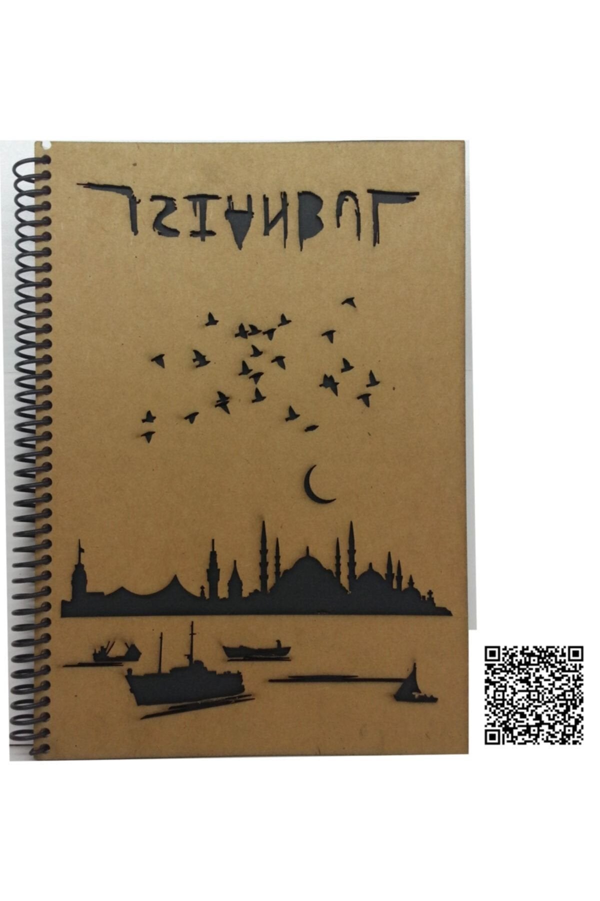 Premium Tasarım Defter Sert Kapak 80 Yaprak 17x24 Cm