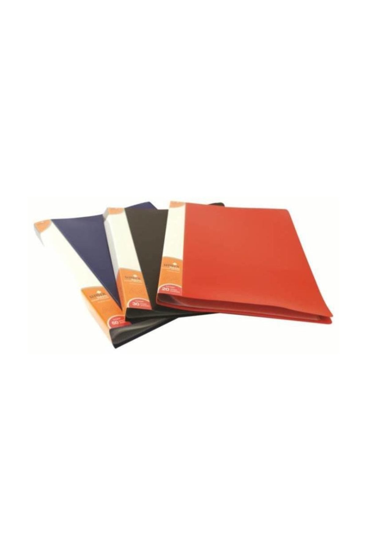 100'lü Sunum Dosyası Kırmızı Renk