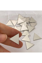 2cm Üçgen Gümüş Renk Mozaik Ayna 100 Adet