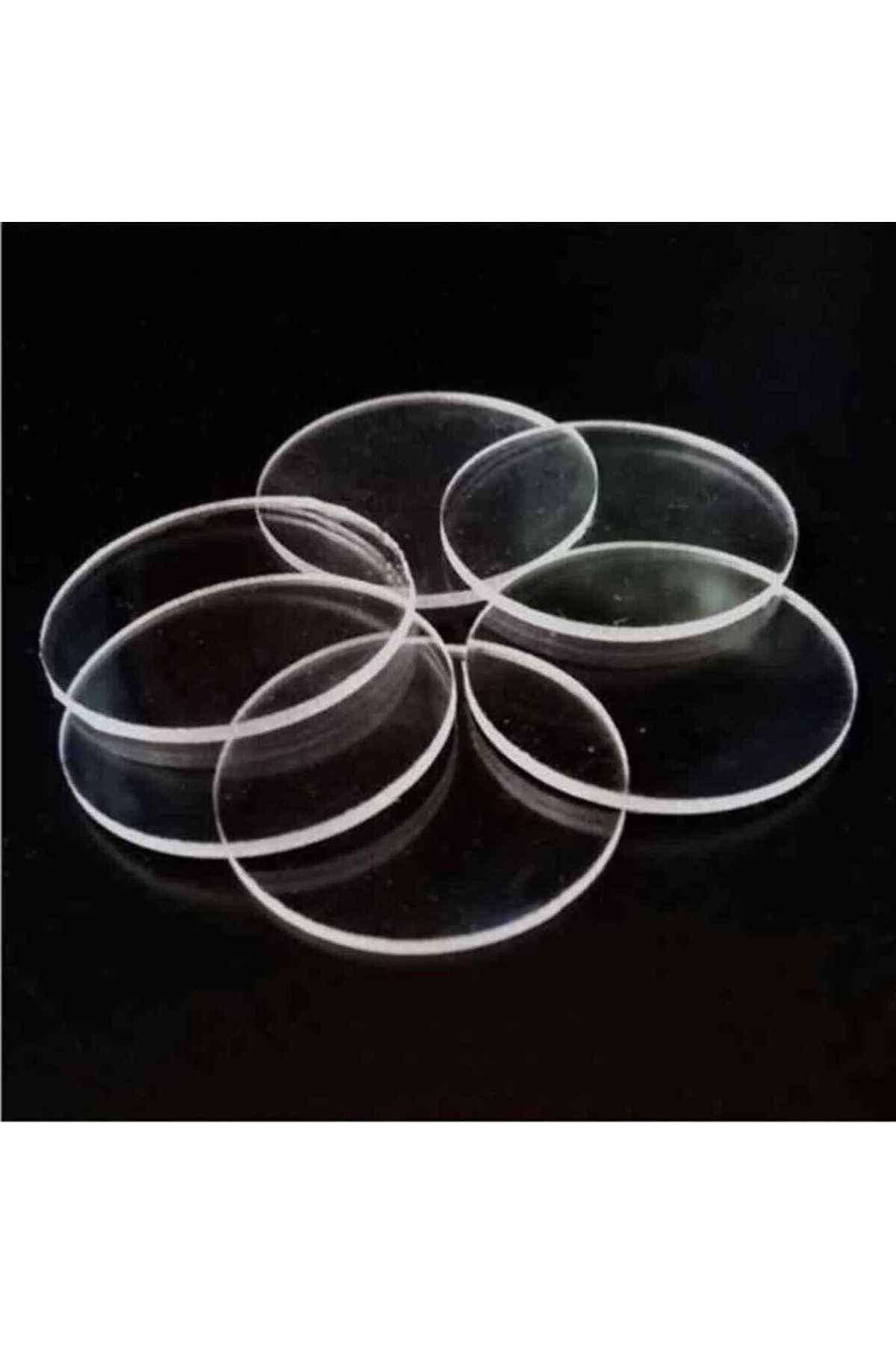 çap 3cm yuvarlak şeffaf pleksi 30 adet