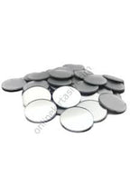 Çap: 1 Cm Yuvarlak Gümüş Renk Pleksi Yapışkanlı Mozaik Ayna 100 Adet