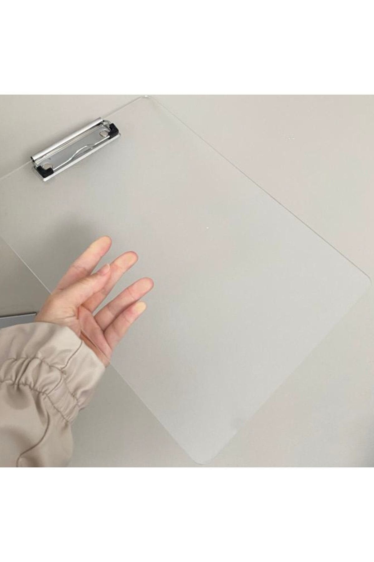 Şeffaf Pleksi Sekreterlik A4 Kapaksız Sekreterlik Sekreter Dosyası