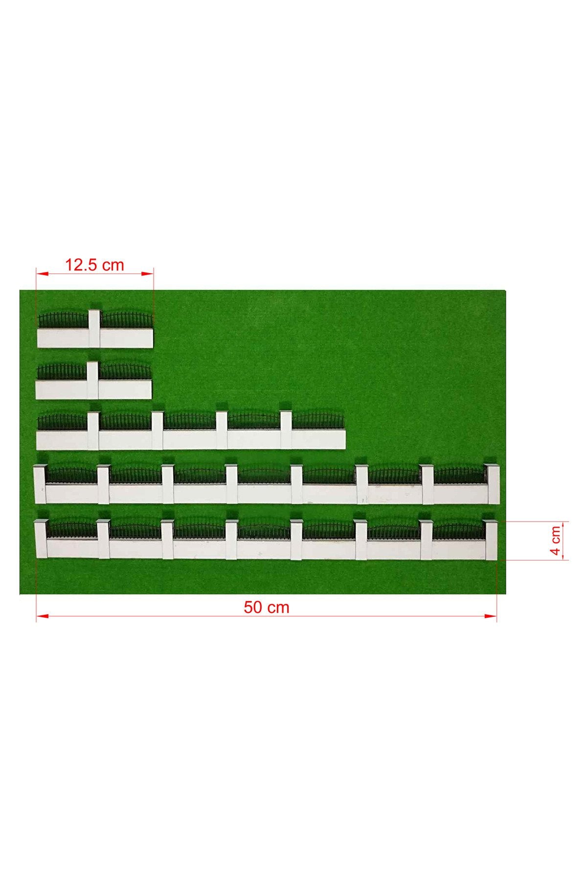 maket çevre duvarı çit 1/50 ölçek