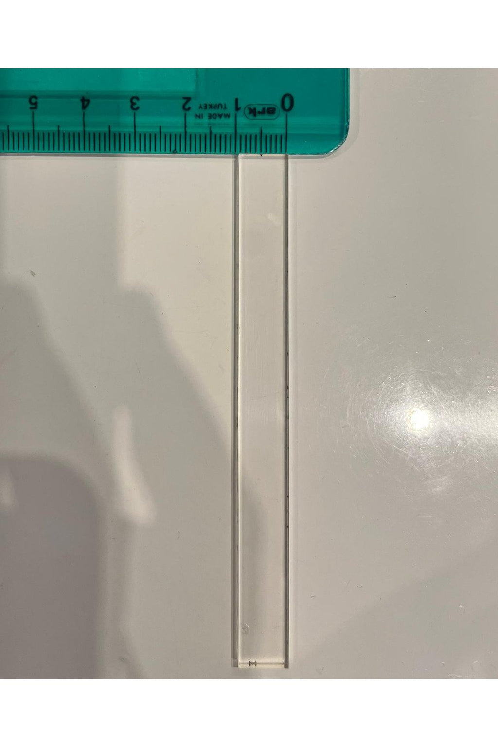 10 adet 1cm Şeffaf Pleksi çubuk kalınlık 3mm uzunluk 10cm Cam Görünümlü Pleksi Akrilik Mika