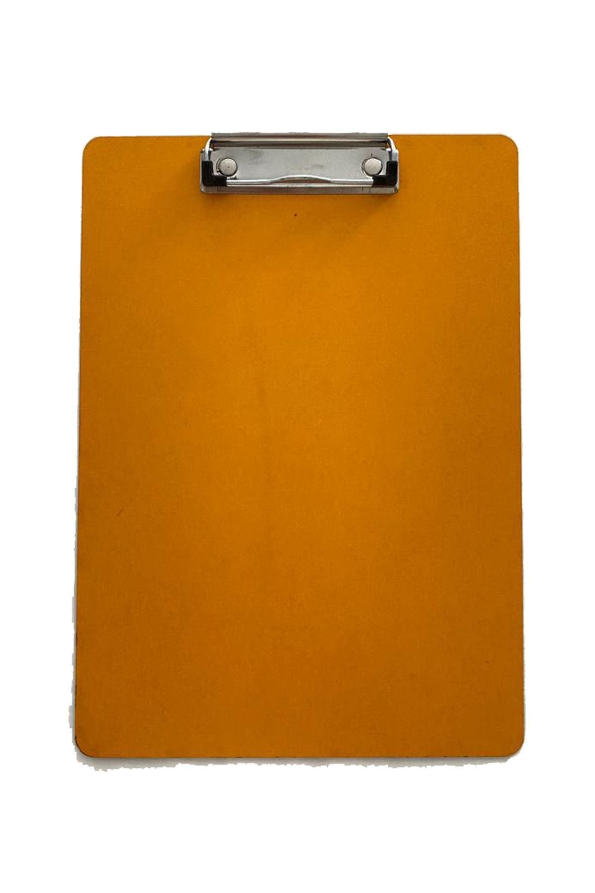 ahşap Sekreterlik A4 Kağıt Tutucu Dosya Sekreterlik Notluk turuncu