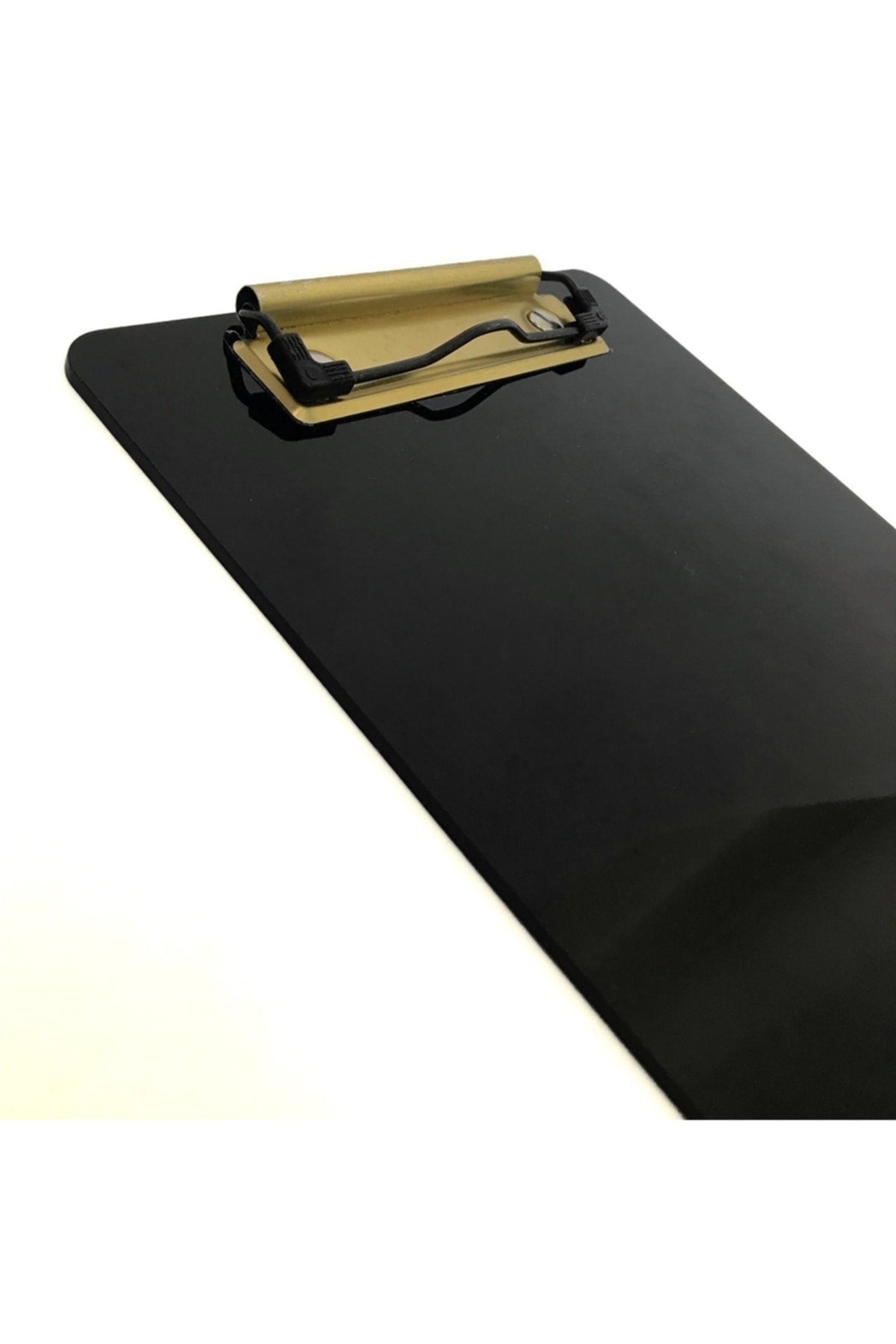 Siyah Parlak Pleksi Sekreterlik A4 Kağıt Tutucu Dosya Sekreter Notluk