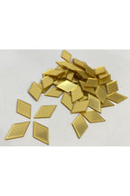 2cm baklava altın Renk pleksi yapışkanlı Mozaik Ayna 50 Adet