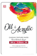 yağlı boya ve akrilik boya defteri  300 gr A3