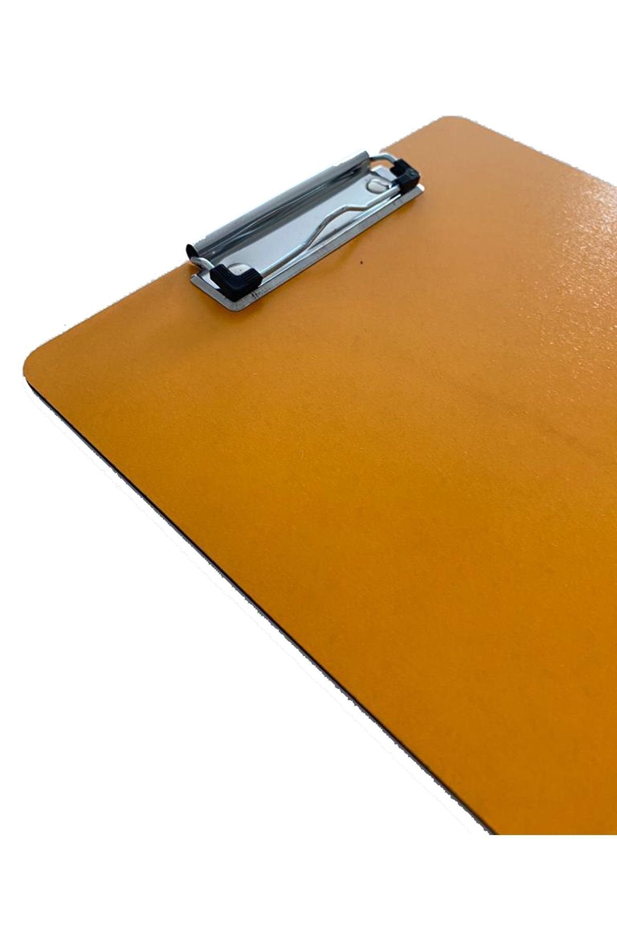ahşap Sekreterlik A4 Kağıt Tutucu Dosya Sekreterlik Notluk turuncu
