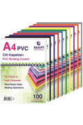 Cilt Kapağı 160 Mic A4 Pvc Kırmızı