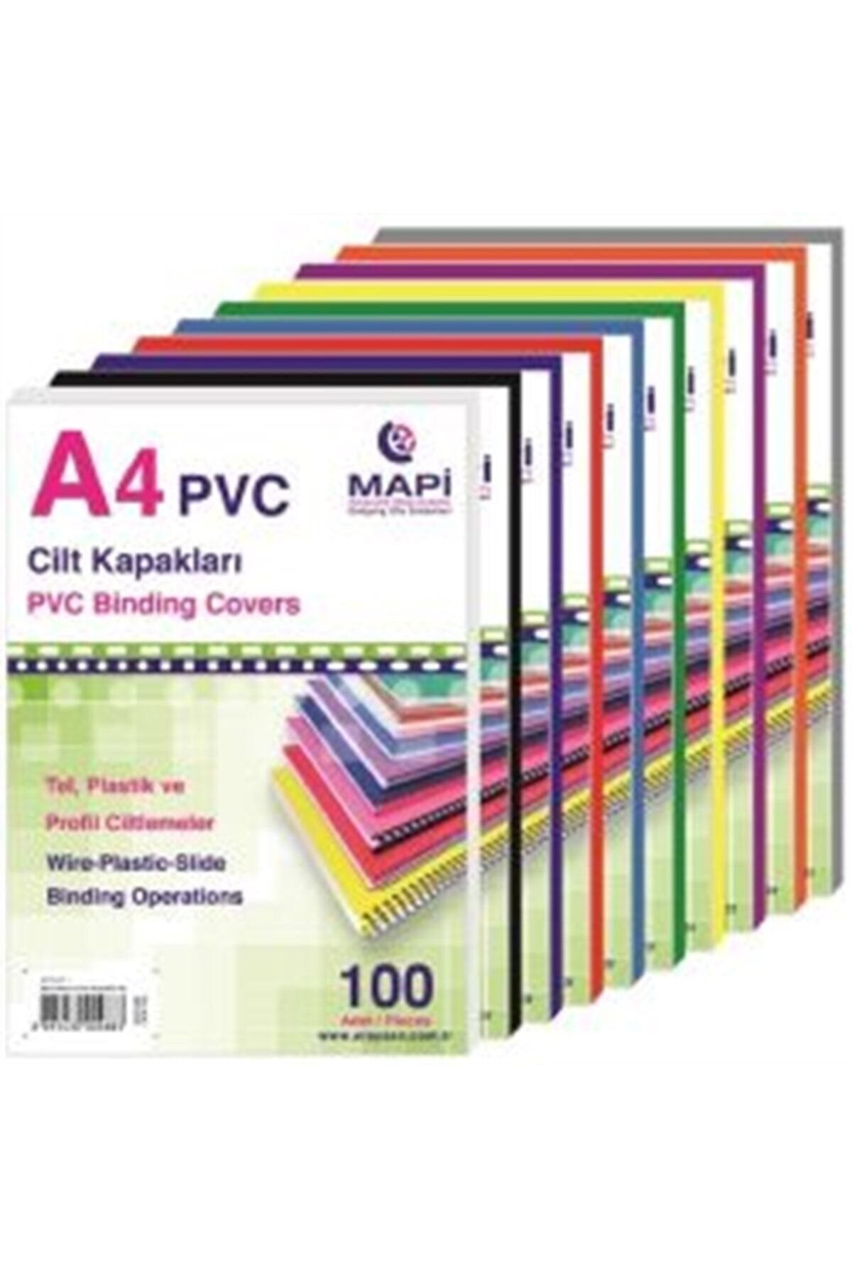 Cilt Kapağı 160 Mic A4 Pvc Kırmızı
