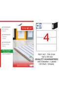 Tw-2104 Laser Etiket 100 Lü Paket