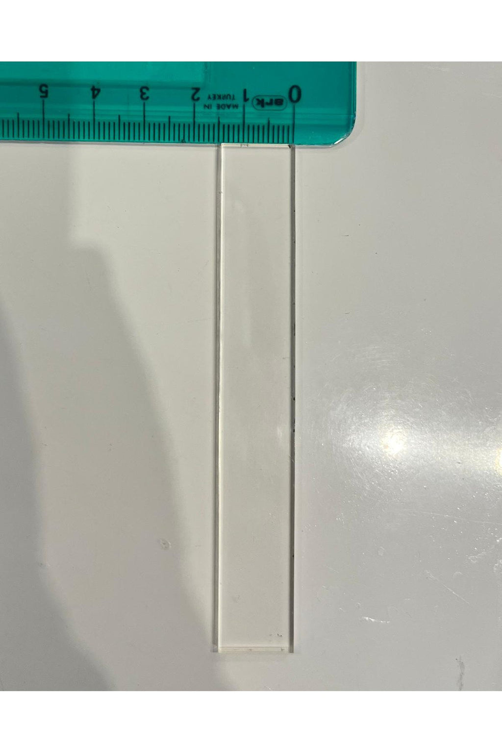 5 adet 1,5cm Şeffaf Pleksi çubuk kalınlık 3mm uzunluk 10cm Cam Görünümlü Pleksi Akrilik Mika