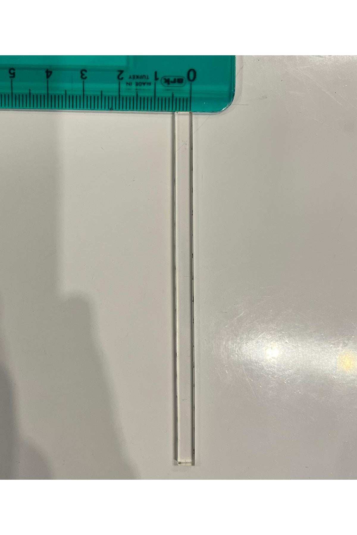 20 adet 5x3 mm çubuk 10cm uzunluk Şeffaf Pleksi Levha Cam Görünümlü Pleksi Akrilik Mika