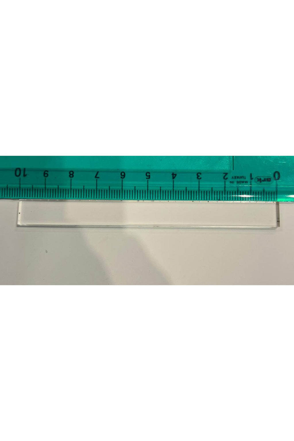 10 adet 1cm Şeffaf Pleksi çubuk kalınlık 3mm uzunluk 10cm Cam Görünümlü Pleksi Akrilik Mika