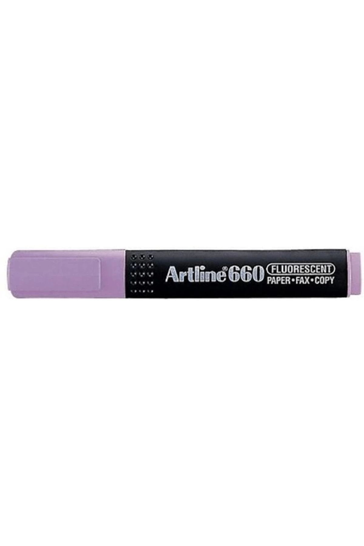Ek- 660 Kesik Uç 1.0-4.0mm Hıghlıghter Fosforlu Kalem Purple