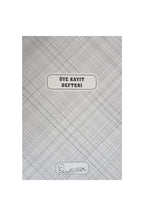 Üye Kayıt Defteri Karton Kapak