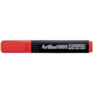 Ek- 660 Kesik Uç 1.0-4.0mm Hıghlıghter Fosforlu Kalem Floresan Red Ek- 660 Kesik Uç 1.0-4.0mm Hıghlıghter Fosforlu Kalem Floresan Red