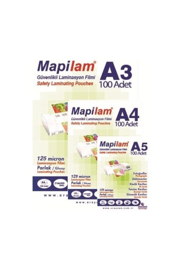 A5 125 Mic Laminasyon Kaplama A5 125 Mic Laminasyon Kaplama