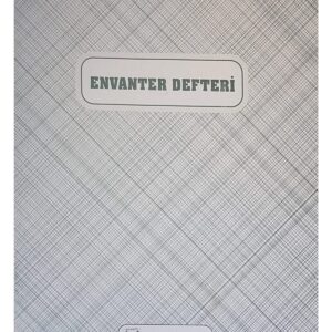 Envanter Defteri Karton Kapak Envanter Defteri Karton Kapak