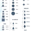 Çap: 1 Cm Yuvarlak Gümüş Renk Pleksi Yapışkanlı Mozaik Ayna 100 Adet