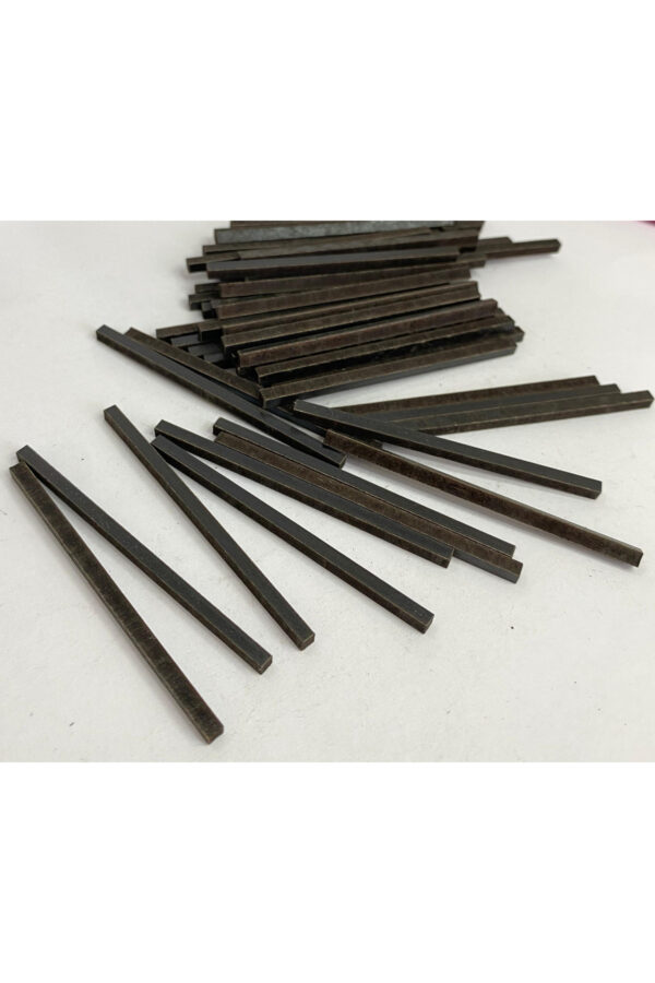 3x3mm kare siyah mdf çubuk 6cm uzunluk 50 li paket 3x3mm kare siyah mdf çubuk 6cm uzunluk 50 li paket