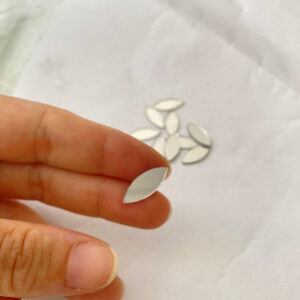 7x18 Mm Oval Gümüş Renk Mozaik Ayna 100 Adet 7x18 Mm Oval Gümüş Renk Mozaik Ayna 100 Adet