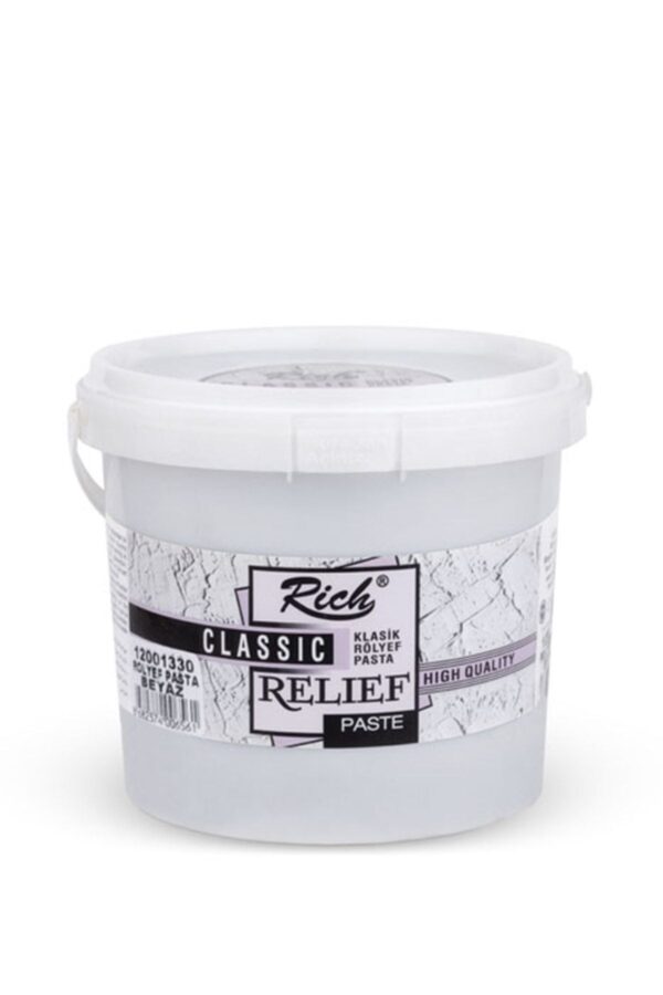 Rölyef Pasta 1200 Gr Beyaz Rölyef Pasta 1200 Gr Beyaz