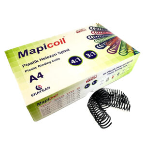 Coil 4:1 Plastik Helezon Spiral 12mm Siyah 100 Ad. 48 Lop Coil 4:1 Plastik Helezon Spiral 12mm Siyah 100 Ad. 48 Lop