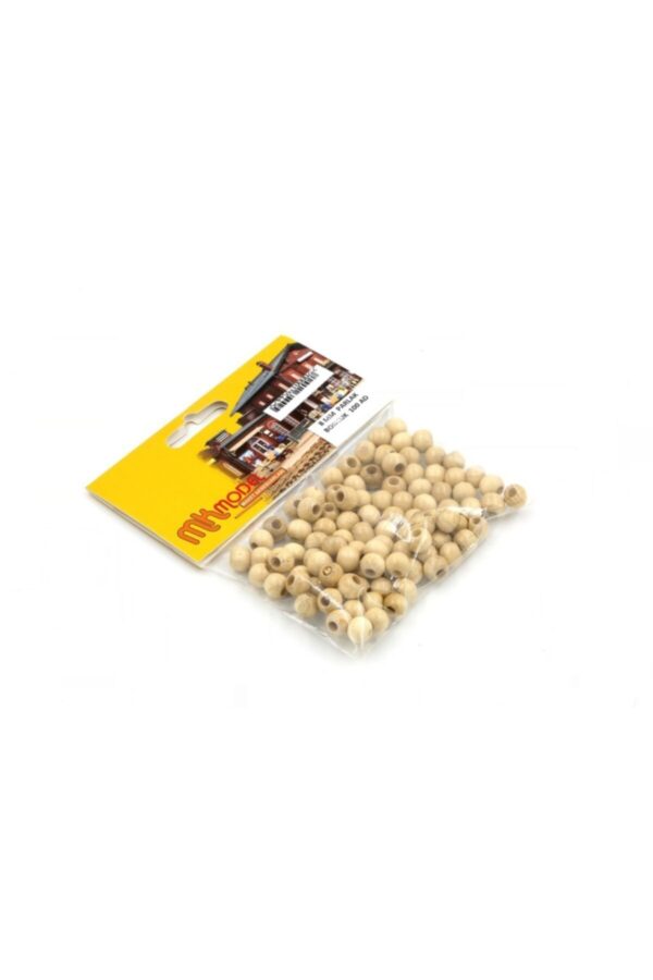 Mk Model 8mm Yuvarlak Ahşap Parlak Boncuk 100 Adet Mk Model 8mm Yuvarlak Ahşap Parlak Boncuk 100 Adet