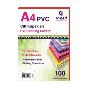 Cilt Kapağı Plastik Opak A4 160 MIC Kırmızı 2040203