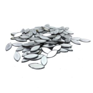 5mmx12mm Oval Gümüş Renk Pleksi Yapışkanlı Mozaik Ayna 100 Adet 5mmx12mm Oval Gümüş Renk Pleksi Yapışkanlı Mozaik Ayna 100 Adet