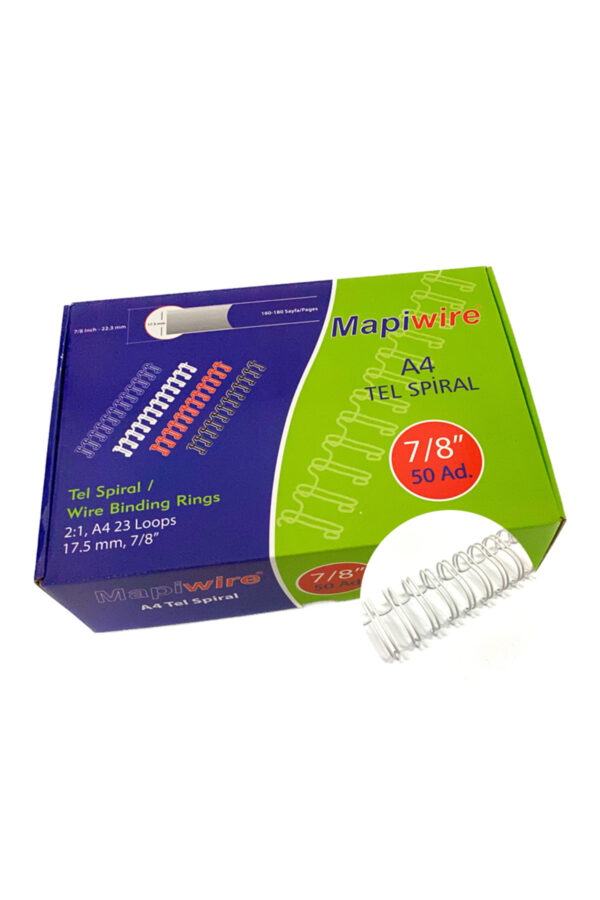 Wire 7/8 Kutu Tel Beyaz 50 Ad. Wire 7/8 Kutu Tel Beyaz 50 Ad.